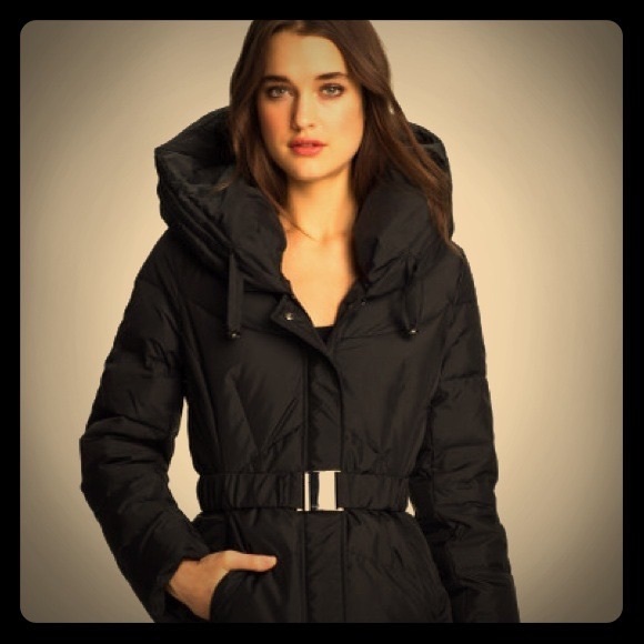 T Tahari Caroline Pillow Hood Down Puffer Jacket Size XS - Picture 13 of 13